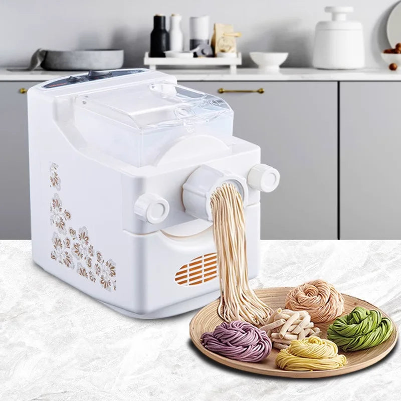 DIY Household Pasta Machine Fresh Pasta Machine Fully-Automatic Noodle Making Machine Electric Noodle Cutter Dough Machine
