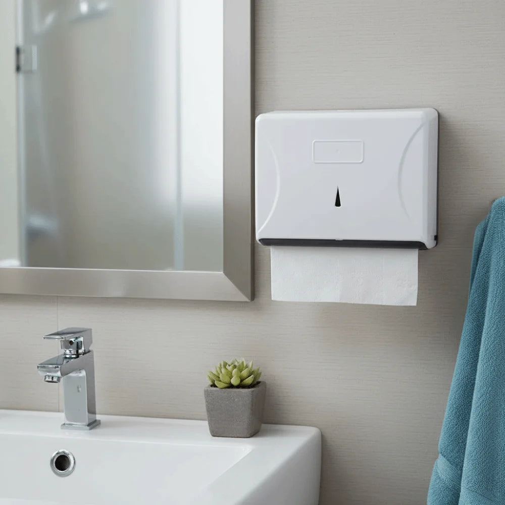 Waterproof Wall-Mounted Tissue Dispenser Modern Design Plastic Paper Towel Storage Box Large Capacity Napkin Dispenser Bar