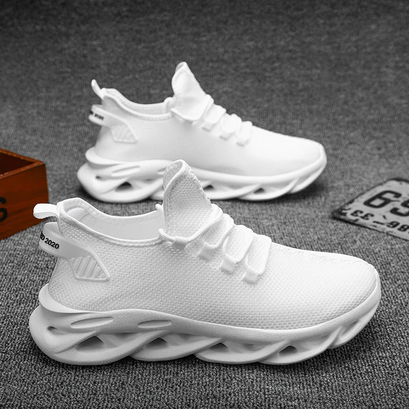 MAEDEF Casual Shoes Men Sneakers Running Shoes Non-slip Mesh Breathable Summer Outdoor Sports Shoe Anti Slip Walking Male Shoes