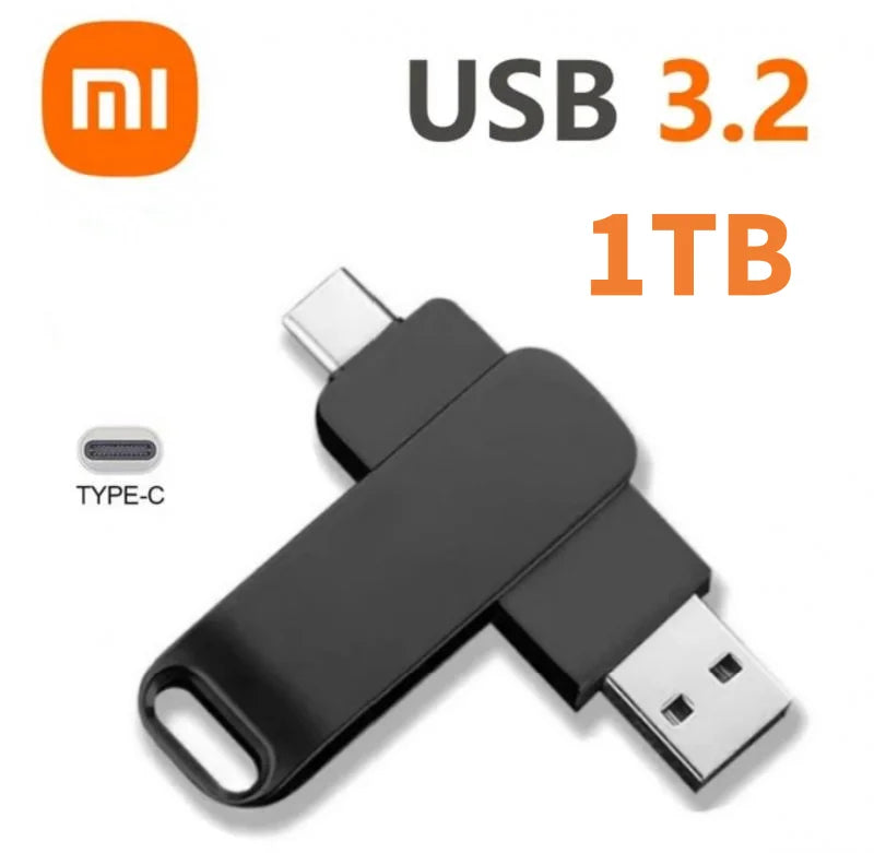 Xiaomi 16TB Flash Drive Usb 3.2 Super High Speed Metal Transfer U Disk Pen Drive Waterproof Type C Disk SSD USB Drive Disk WHEN YOU BUY ONE WE WILL OFFER YOU A FREE LAPTOP STAND GIFT ORDER NOW BEFORE THIS PROMOTION END