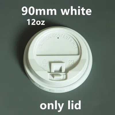 100pcs/pack 4/8/12oz Disposable Coffee Cup Kraft Paper Cup Double Layer Paper Cup Hot Drink Cup Accept customization