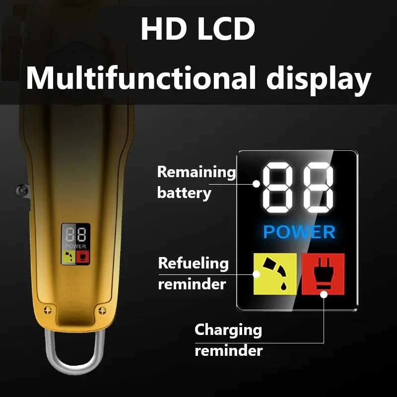 Kemei KM-1949 KM-1986PG KM-TX1 Professional Finishing Hair Clipper Kit Electric Cordless Hair Trimmer Hair Cut Machine for Men