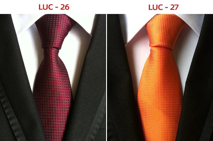 8cm Men's Tie Silk Plaids Floral Luxury Necktie Striped Ties For Men Business Formal Dresses Wedding Accessories Boy Tie