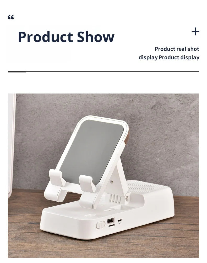 Multifunctional desktop cell phone stand lazy tablet with bluetooth sound desktop stand