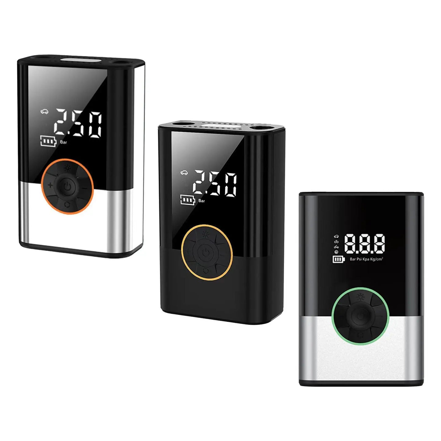 NEW 2024 Compact Tire Pump USB C Rechargeable High Reliability with Digital Tire Pressure