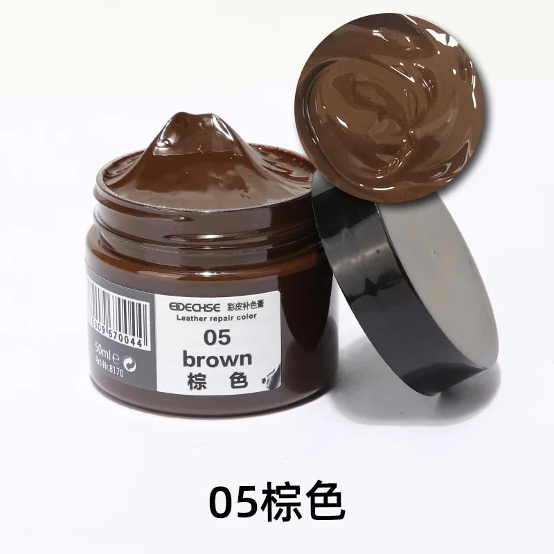 50ml Car Care Leather Skin Refurbish Repair Tool Auto Seat Sofa Coats Holes Scratch Cracks Restoration Cream Repair Paste