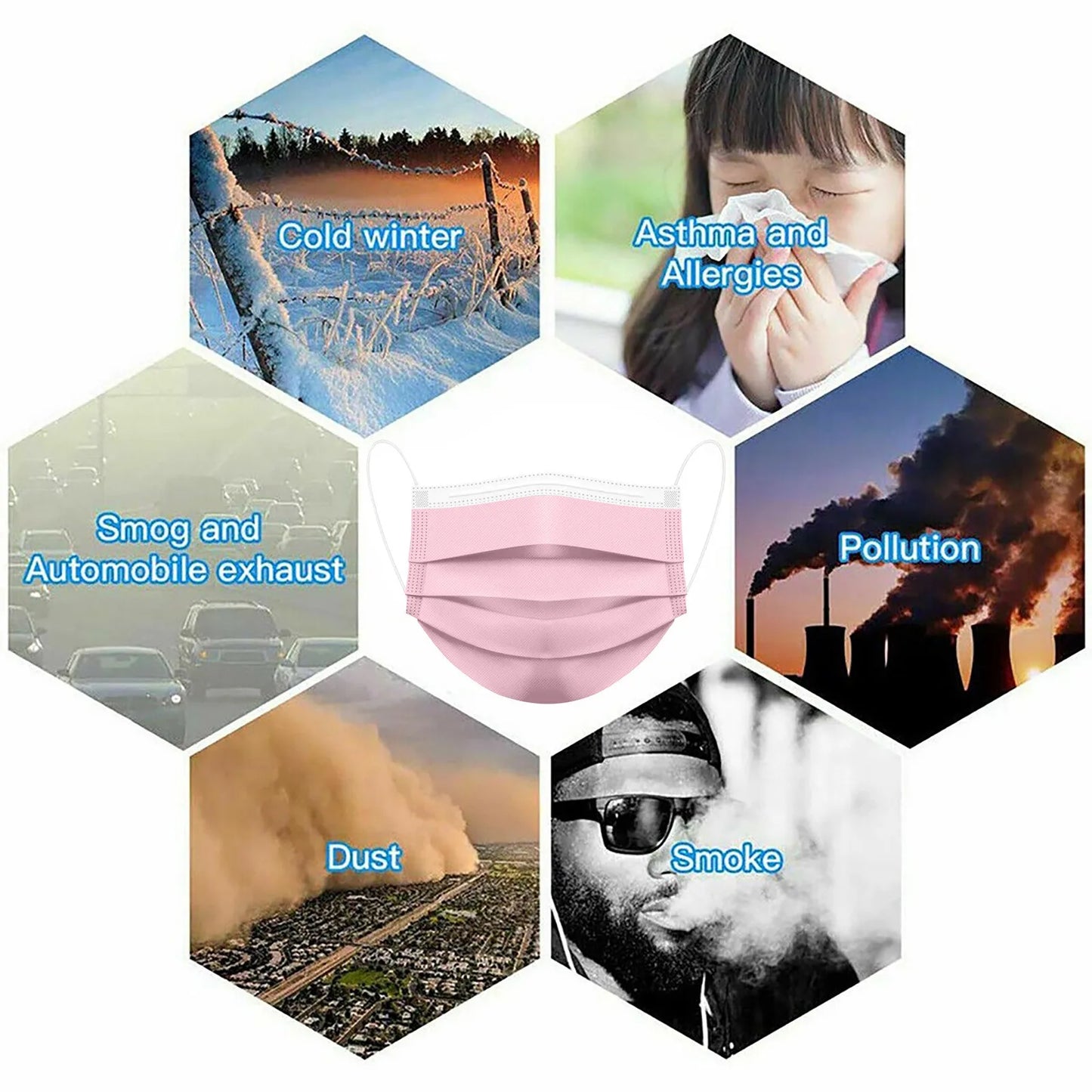 50pcs Kids Face Mask Disposable 3 Ply Safety Face Mask 4-12 Children Face Mask BUY TWO BOXES AND GET A FREE LAPTOP STAND
