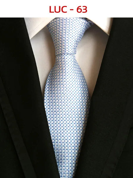 8cm Men's Tie Silk Plaids Floral Luxury Necktie Striped Ties For Men Business Formal Dresses Wedding Accessories Boy Tie