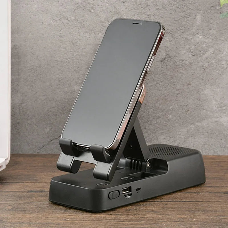 Multifunctional desktop cell phone stand lazy tablet with bluetooth sound desktop stand