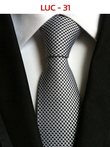 8cm Men's Tie Silk Plaids Floral Luxury Necktie Striped Ties For Men Business Formal Dresses Wedding Accessories Boy Tie