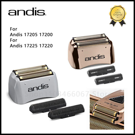 Original Andis Shaver Replacement Foil and Cutters For Profoil Lithium Plus 17205/17225 Electric Shaver Replacement Net Knife
