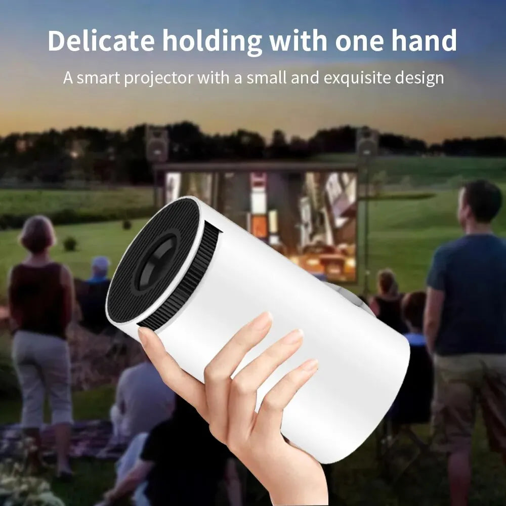 TINTINOS Salange HY300 Projector - Free Style Android Home Cinema, 720P/1080P/4K Supported, WiFi, HDMI, USB, Outdoor & Indoor Use