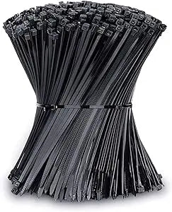 500Pcs Cable Management Assorted Industrial Supply Fasteners Plastic Wire Zip Ties Organiser Nylon Electric Cable Tie