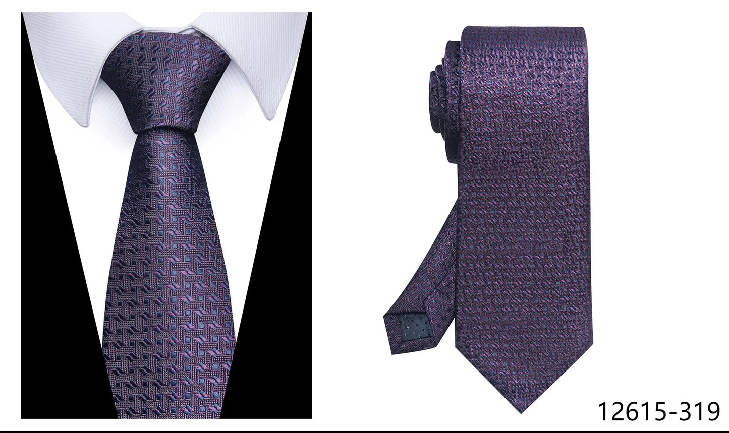 100% Silk Brand Tie Men High Grade Hot sale Woven Silk Gravatas Beige Suit Accessories Men Polka dot  Easter Day Necktie Cravate