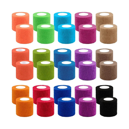 Elastic Bandage Sports Elastoplast Self Adhesive Tape Protect Wrist Palm Finger Arm Shoulder Knee Ankle Pets Leg Safety