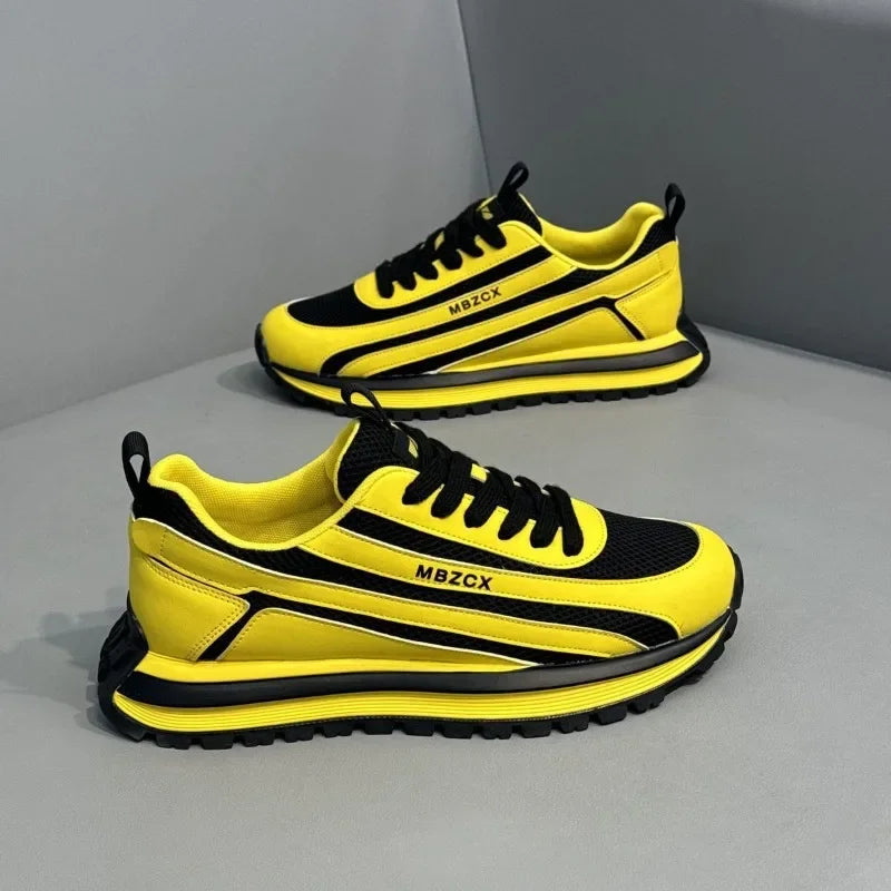 New Men's Sneakers 2026 Mesh Breathable Sport Running Shoes Luxury Brand Casual Shoes for Men Tennis Training Shoes
