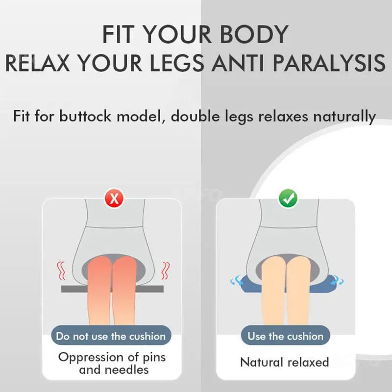 AMAZONY Multifunction Butt Pillow Massage Chair Seat Cushion Nice Buttocks Hip Push Up Orthopedic Pillow Home Car Office Seat Cushion