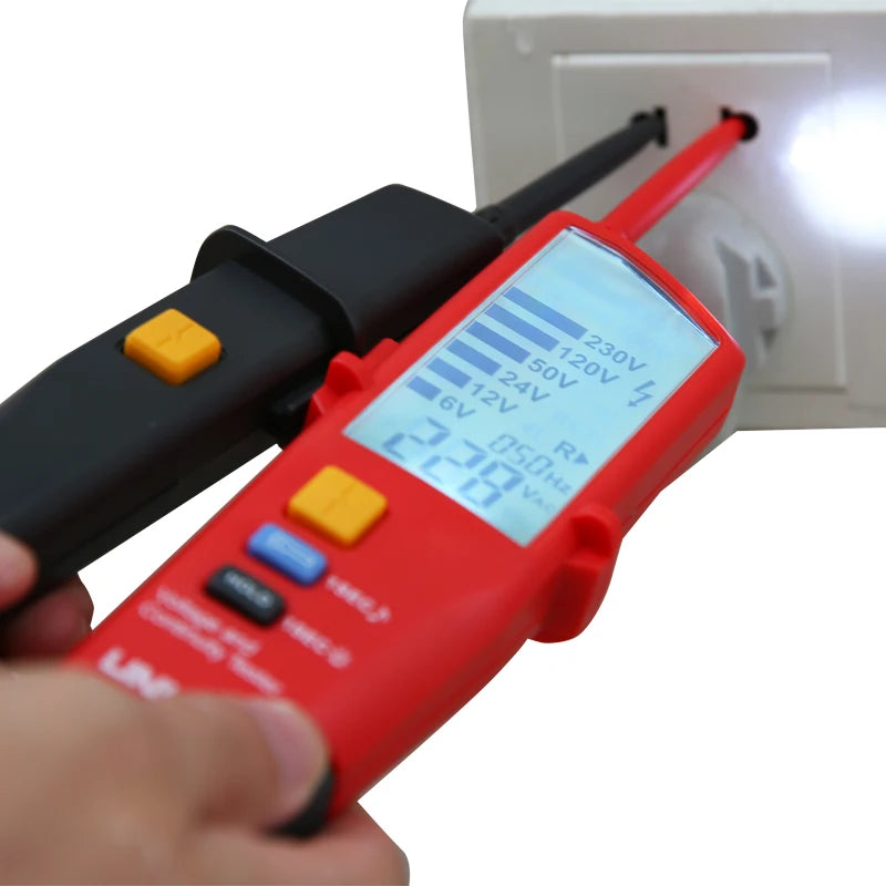 UNI-T UT15B UT15C AC/DC Voltage Tester UT18D UT18C RCD Handheld Digital Multimeter 690V Display Continunity Voltmeter