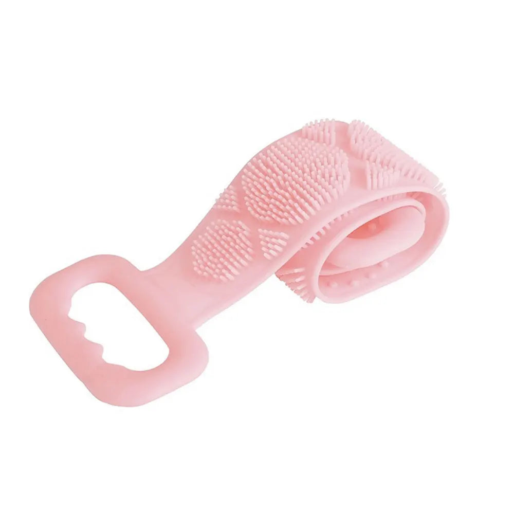 Silicone Body Scrubber Back Massage Exfoliating Sponge Bathroom Bath Brush Scrub Shower Brush Body Wash Scrub Removal Bath Tool