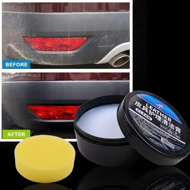 Crystal Clear Car Plastic Restorer Auto Interior Panel Renewal Wax Coating Agent Car Wax Polish Cleaning Cream Sofa Bag Care