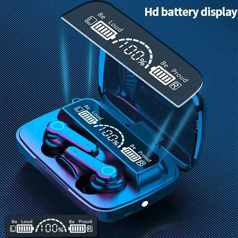 M19 Bluetooth Headset Wireless Tws Gaming Support Noise-cancelling Touch In-ear Mini Emergency Power Bank Headset - FREE LAPTOP STAND IS OFFER