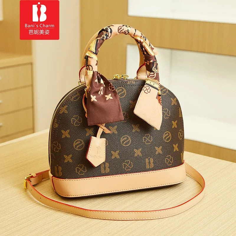 New collections BANI'S CHARM Women's Bag Classic and Fashionable Shell Bag 2024-2025 New Designer High end Skew Straddle Women's Handbag FREE SHIPPING