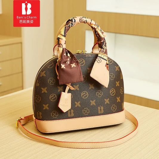 New collections BANI'S CHARM Women's Bag Classic and Fashionable Shell Bag 2024-2025 New Designer High end Skew Straddle Women's Handbag FREE SHIPPING