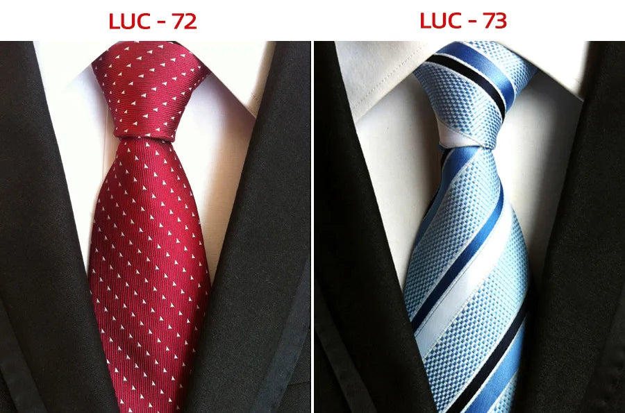 8cm Men's Tie Silk Plaids Floral Luxury Necktie Striped Ties For Men Business Formal Dresses Wedding Accessories Boy Tie