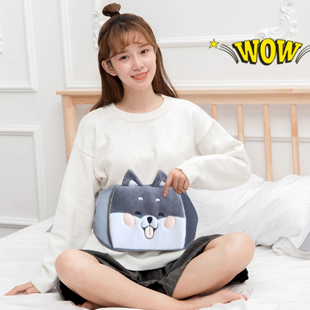 2Pcs Hot Water Bag Waist Cover Belt Stomach Abdominal Warming Band Hot Water Bottle Bag Warm Waist Cover Belt for Neck Back Hand
