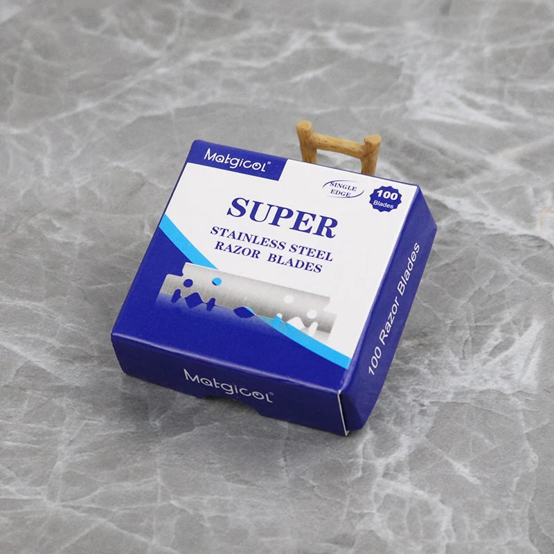 30/50/100/200pcs Single-sided Razor Blades Men's Safety Shave Shaving Manual Razor Blade Men Shaver Barber Blade Tool
