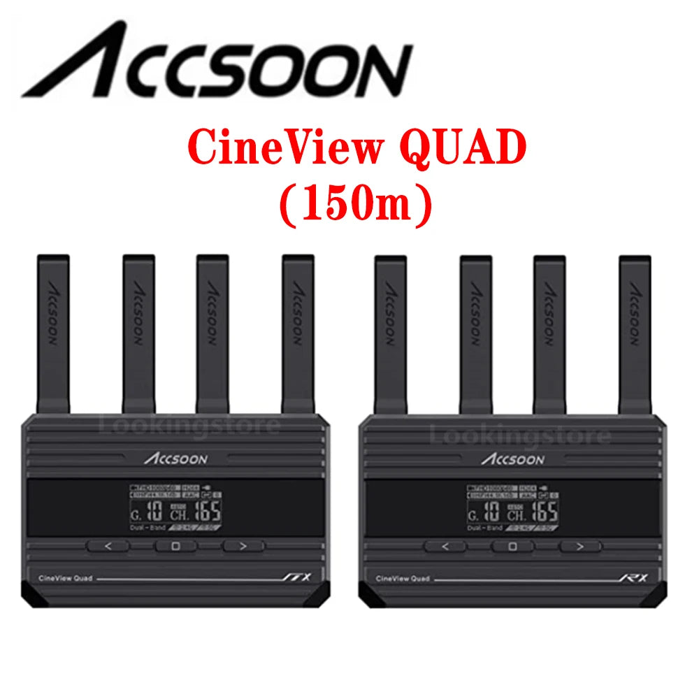 ACCSOON CineEye 2/2S CineView HE/SE/QUAD Image Video Transmission System SDI HDMI-Compatible 1200ft Image Video Transmission