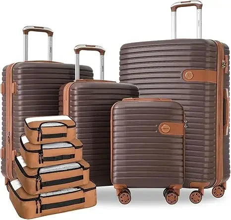 Hardshell Luggage Sets 4 piece Lightweight Suitcases With Wheels TSA Lock Expandable