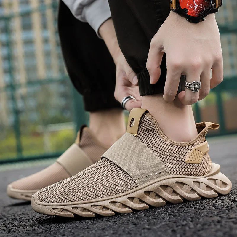 Summer Plus Size 39-46 Men Shoes Breathable Sneakers Casual Mesh Shoes Non-slip Walking Shoes Lightweight Footwear  Extra