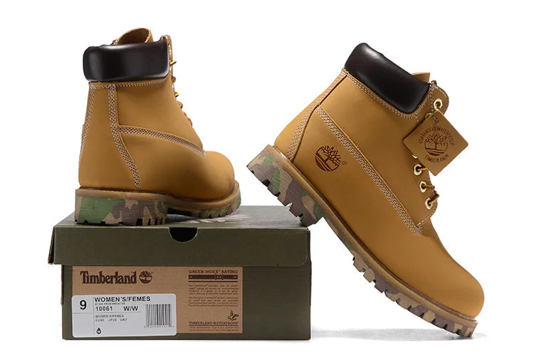NEW 2024 TIMBERLAND Men Unique 10061 Camouflage Anti-Slip Bottom Boots Men's Male Leather Ankle Wheat Yellow Hiking Shoes 40-45  WE OFFER 10% OFF FOR ANY PURCHASES
