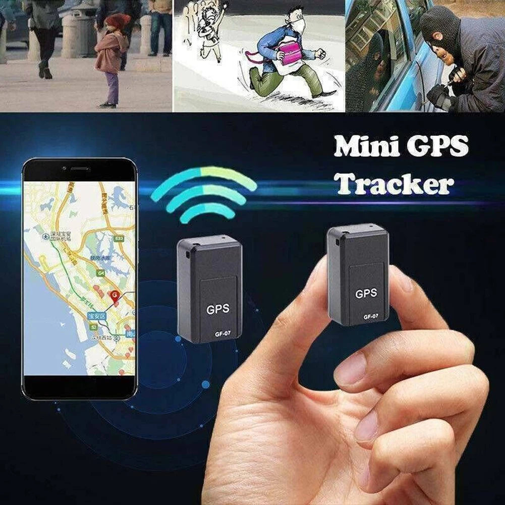 AMAZONY NEW 2024 20-1pc Mini GF 07 GPS Car Tracker Real Time Tracking Anti Theft Anti Lost Locator Strong Magnetic Mount SIM Message Positioner