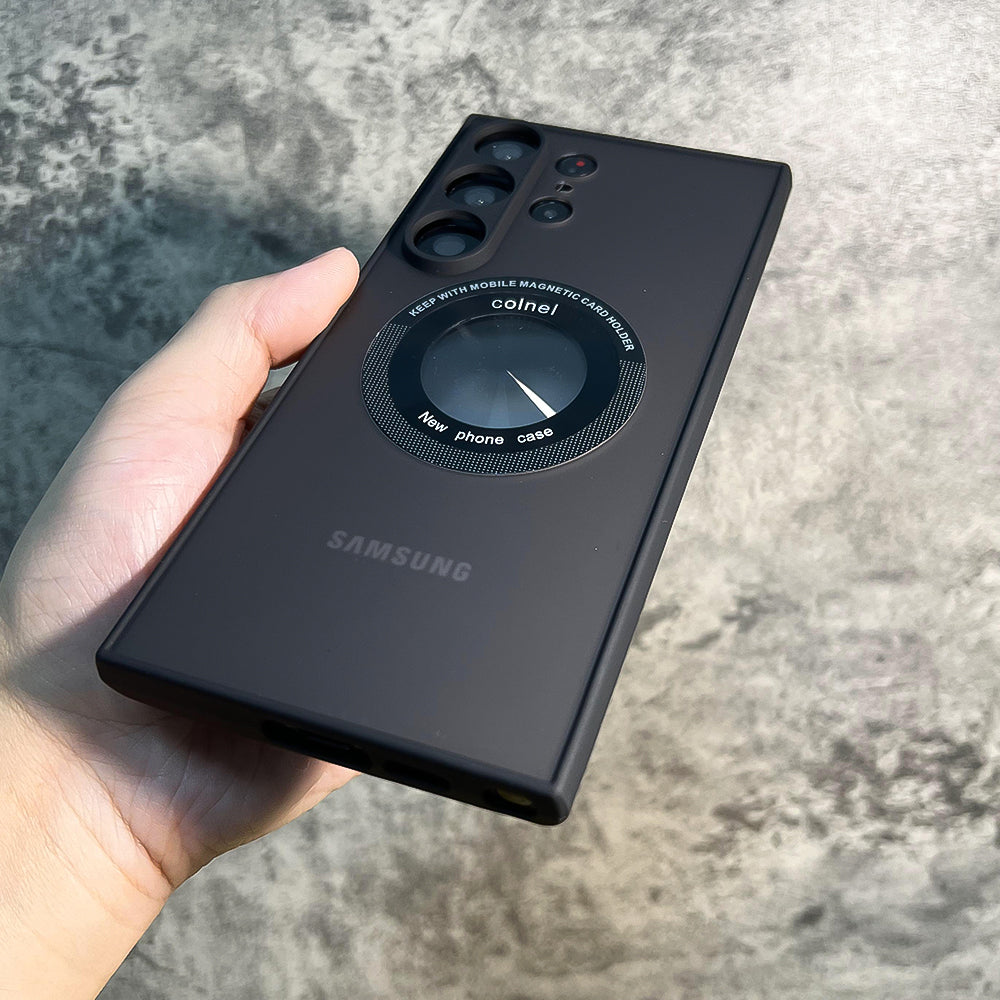 Luxury Shockproof Matte Transparent For Magsafe Case For Samsung Galaxy S23 S22 Ultra Plus S23Ultra Wireless Charging Back Cover