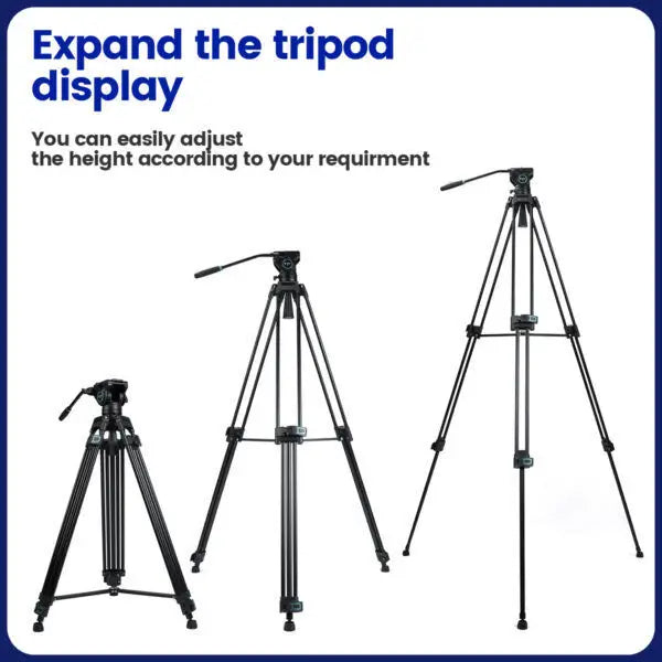 AMAZONY 360° Fotopro Tripod DV-3A Aluminum Adjustable Tripod For Travel And Work