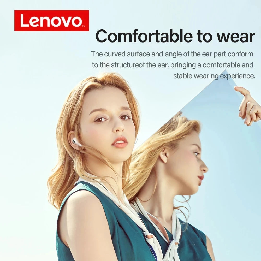 Original Lenovo LP40 wireless headphones TWS Bluetooth Earphones Touch Control Sport Headset Stereo Earbuds For Phone Android Special Gift A Free Laptop Stand is given when you buy one Lenovo LP40