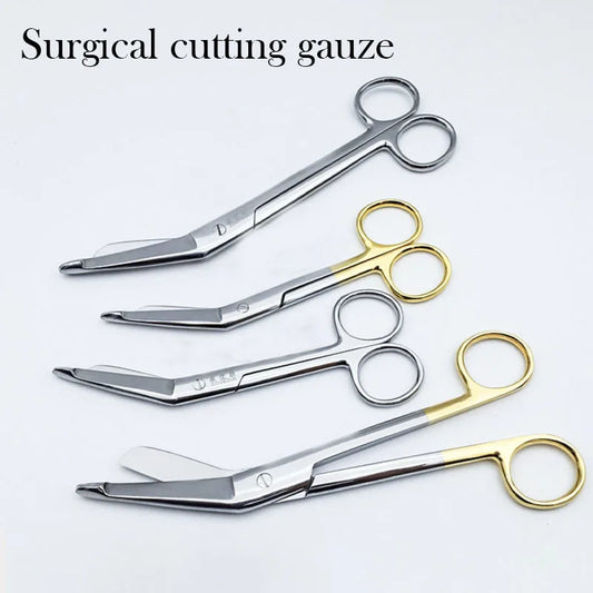 1pcs stainless steel surgical scissors, gauze bandage scissors, suitable for medical surgical scissors, plastic instruments