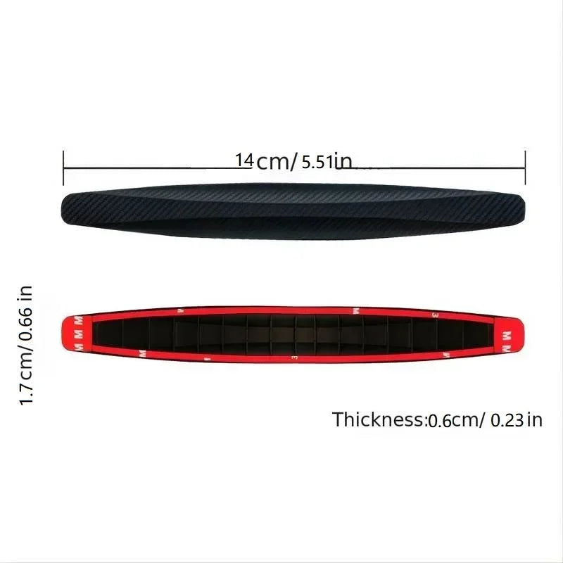 6/4 Piece Car Anti-collision Protection Strip Auto Front Rear Bumper Corner Protector Guard Decoration Strip for Car Accessories