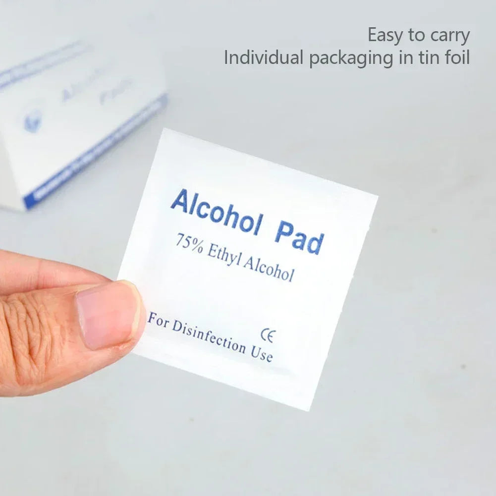 Disposable Convenient Alcohol Cotton Pads For Cleaning Mobile Phone Screens, Camera Screens Digital Device Screens Alcohol Wipe