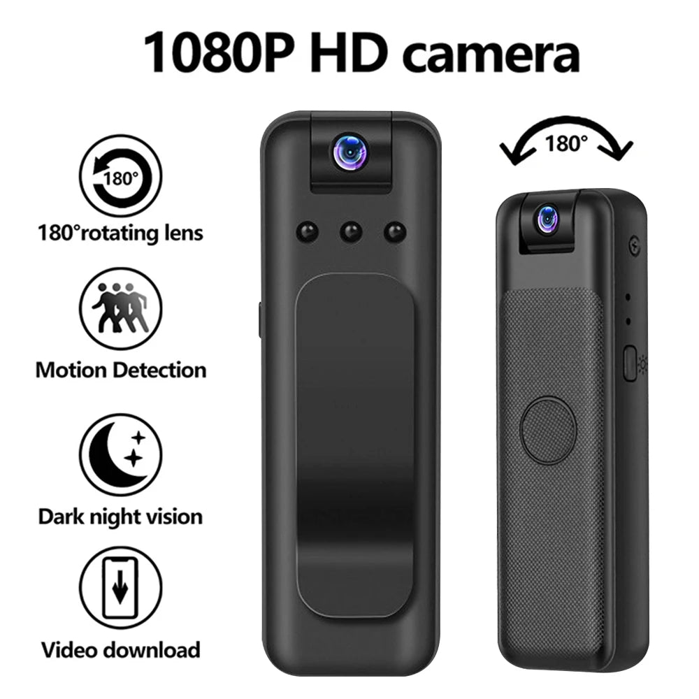 M8 HD 1080P Mini Camera Portable Small Digital Video Recorder Police Body Cam  Infrared Night Vision Camcorder Sports DV