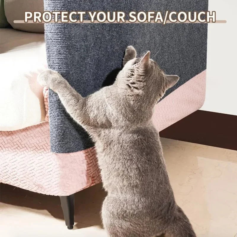 FREE SHIPPING NEW 2024 Scratching Mat Cat Protect Furniture Trimmable Self-adhesive Cat Climbing Blanket Wall Sofa Anti-Cat Scratch DIY Cat Scratch Pad