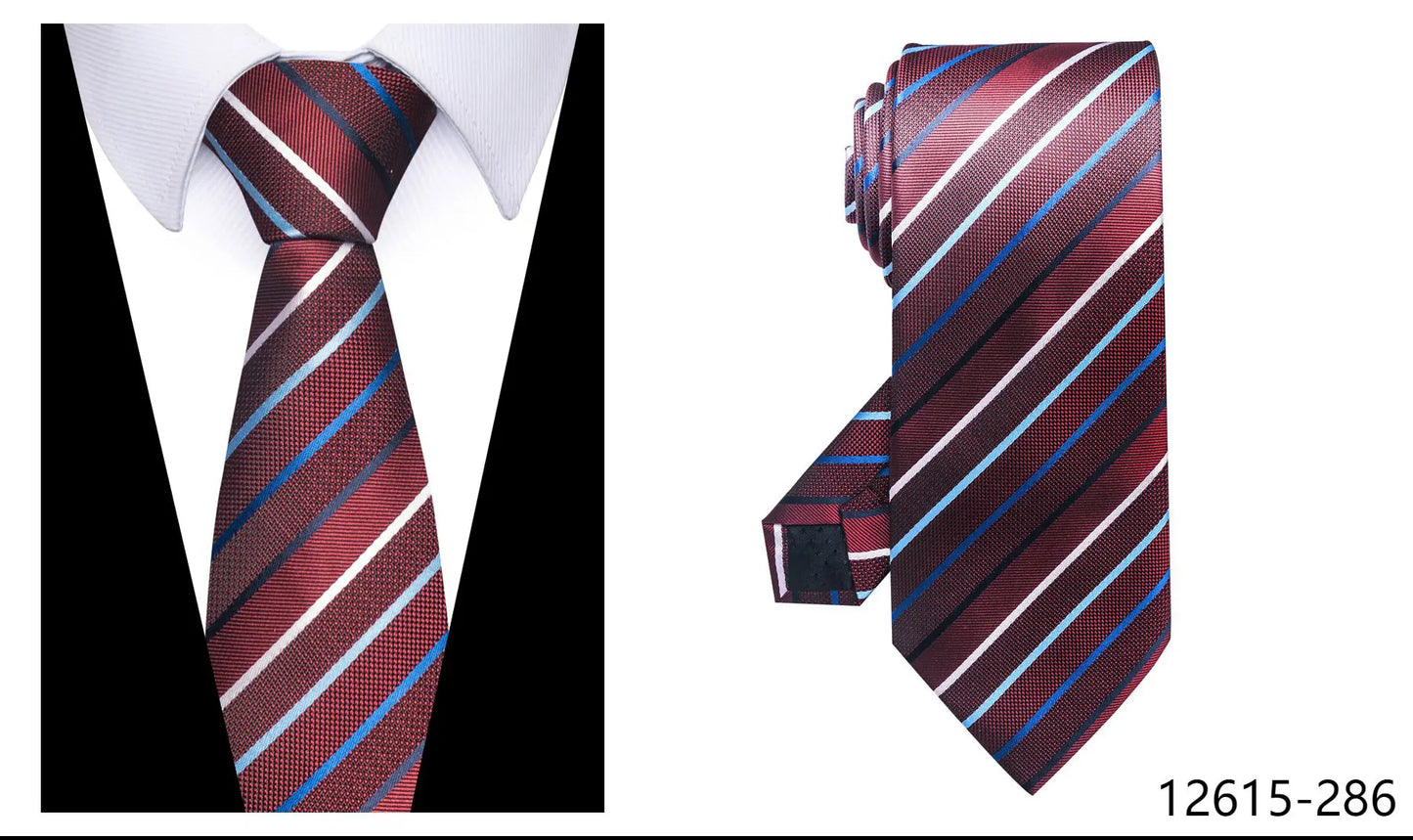 100% Silk Brand Tie Men High Grade Hot sale Woven Silk Gravatas Beige Suit Accessories Men Polka dot  Easter Day Necktie Cravate