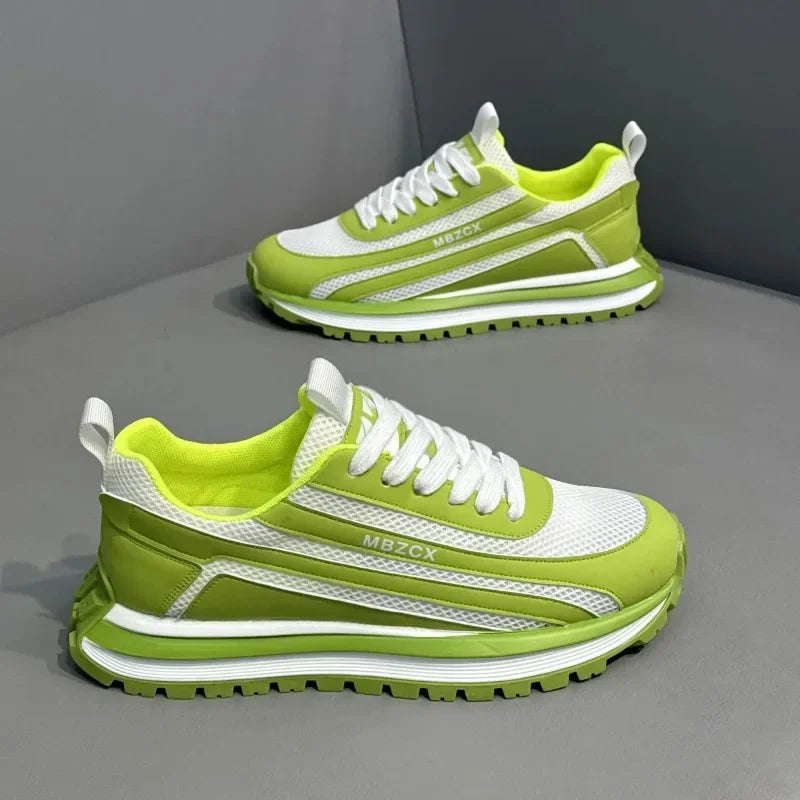 New Men's Sneakers 2026 Mesh Breathable Sport Running Shoes Luxury Brand Casual Shoes for Men Tennis Training Shoes