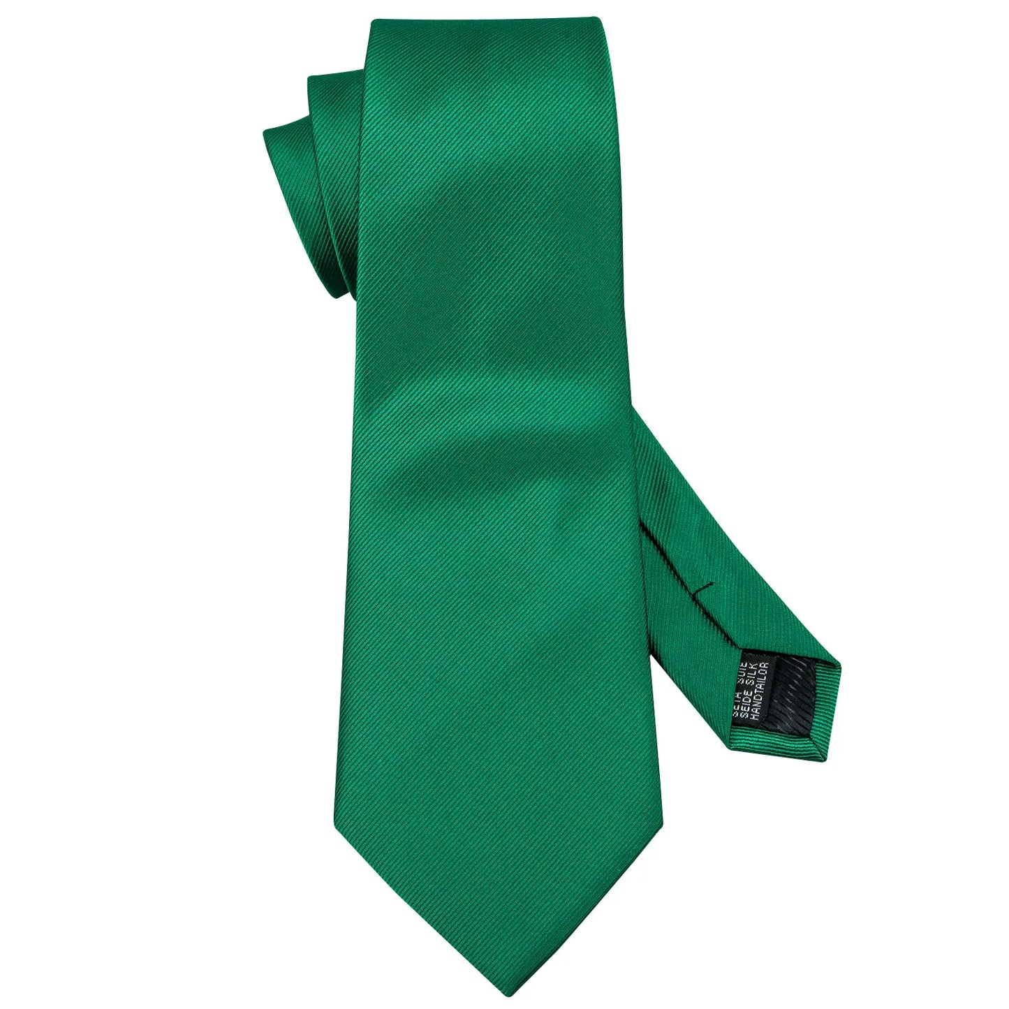 Amazony Epic Green Silk Mens Tie Hanky Cufflinks Set Mint Grass Teal Bottle Sage Pea Green Necktie For Male Wedding Business Party