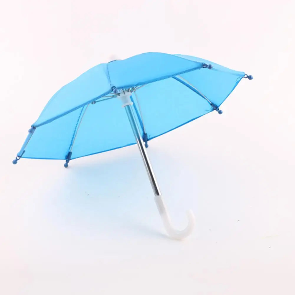 Mini Umbrellas Doll's Toys Girls Doll Rain Umbrella Play Toy Photography Prop Cute Open Close Dollhouse Umbrella Figurines