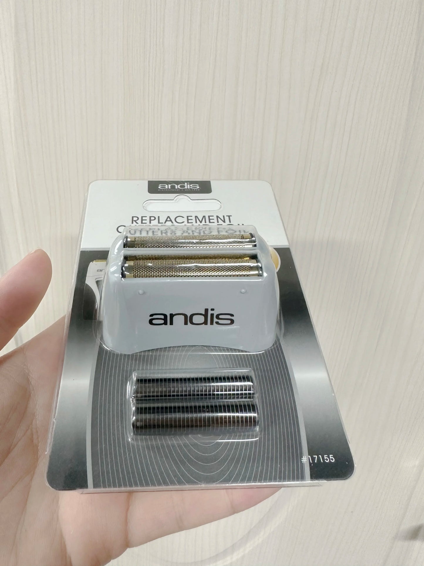 Original Andis Shaver Replacement Foil and Cutters For Profoil Lithium Plus 17205/17225 Electric Shaver Replacement Net Knife