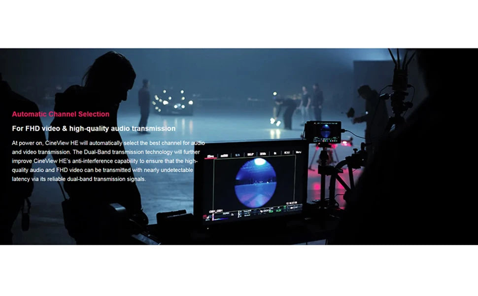 ACCSOON CineView HE Wireless Video Transmission System Transmitter Receiver HDMI 1080p 1200ft to 4 Devices for Live Streaming