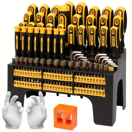 131pcs Magnetic Screwdriver Set With Plastic Ranking Includes Precision Screwdriver And Pick Hook Ratchet Driver DIY Tools Screwdriver Set features 1000V Screwdrivers